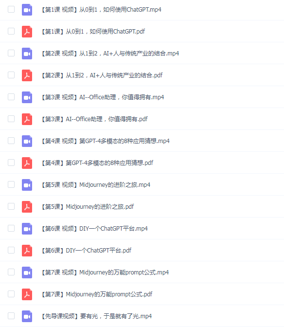 ChatGPT第一课:武装我们第2大脑(虚拟人)