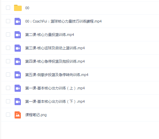 CoachFui:篮球核心力量技巧训练課程