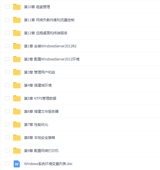 韩立刚门徒级课程第二阶段:Windows Server 2012 系统管理视频课程