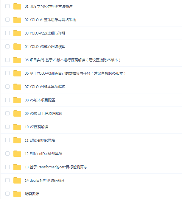 深度学习 物体检测YOLO实战系列 唐宇迪