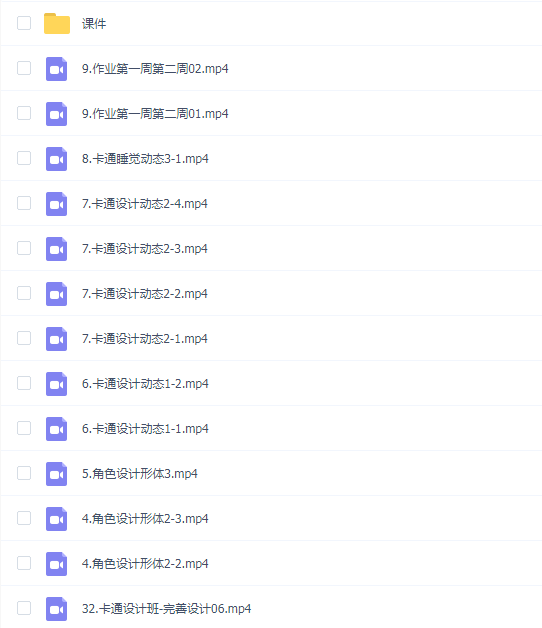 羁MADAO卡通角色设计班