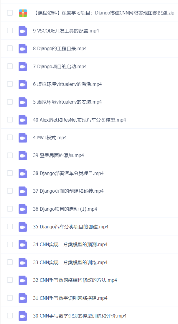 深度学习项目:Django搭建CNN网络实现图像识别