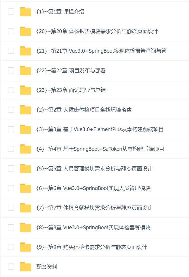 SpringBoot+Vue3+MySQL集群 开发大健康体检双系统