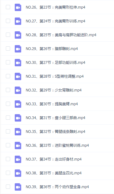 老胡【线上课 瘦身美体训练营】
