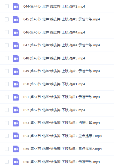 北舞学院派维吾尔族舞风格全效系统课-北舞学院派李老师亲授