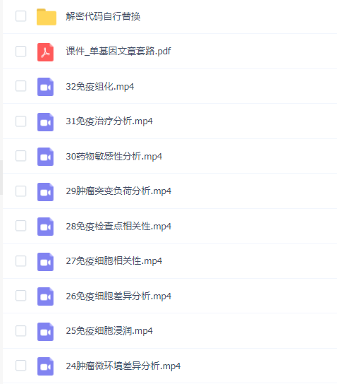 肿瘤单基因文章套路(免疫组化+免疫治疗+药物敏感性)