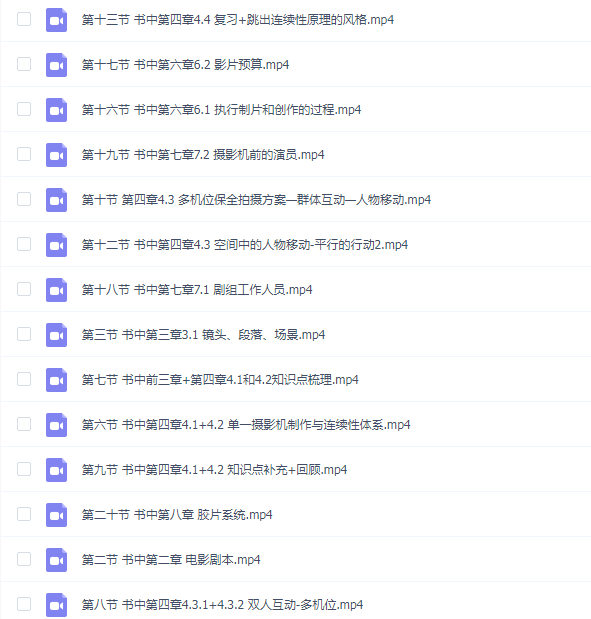 张暴撕讲解版摄影摄像零基础编导通识课之《故事片创作完全手册》