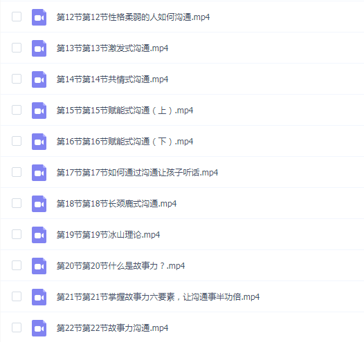 白瑞高效沟通在线视频课