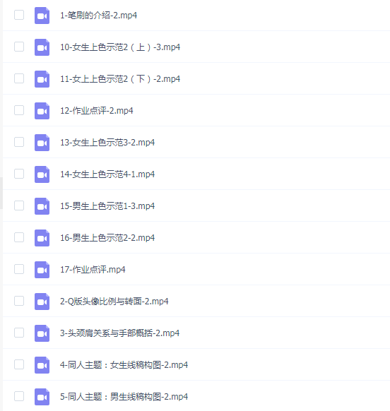 鹅七生菜Q版水彩头像团练2期