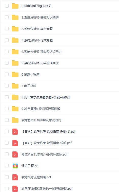 2024软考高级系统分析师VIP套餐