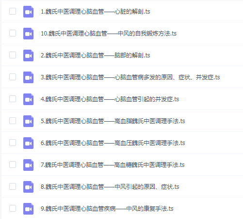 魏晓辉魏氏中医调理心脑血管疾病 十六期