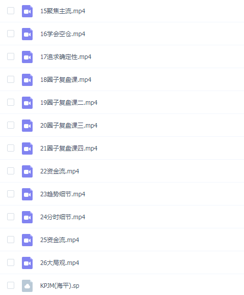 2024无为海平老师圈子课程