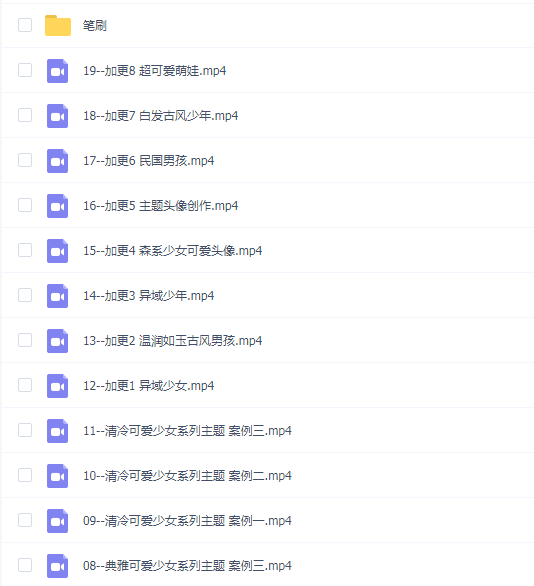 蓉儿古风水墨Q版头像团练