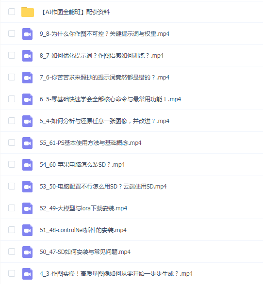 牛斗AI作图全能班