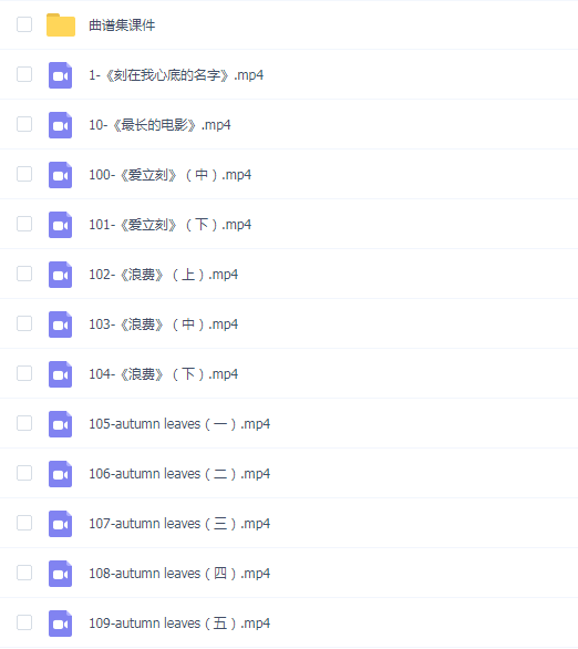 吉他教程周柄翰曲谱集122节