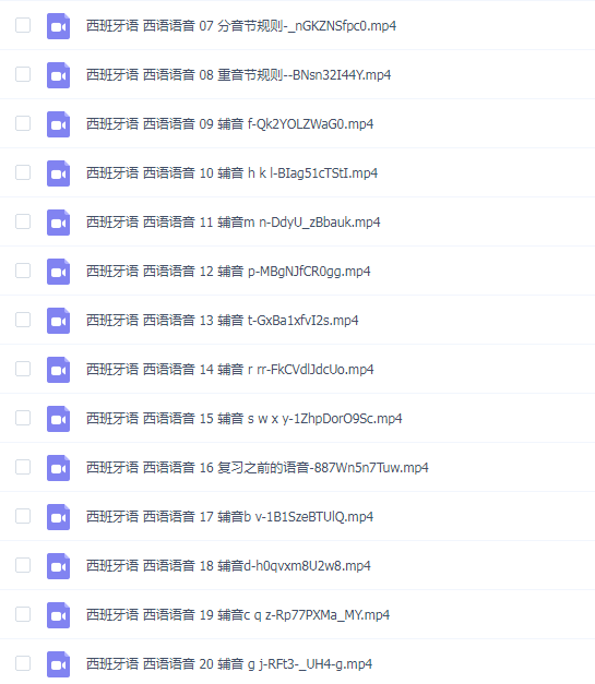 新东方西班牙语小白入门课