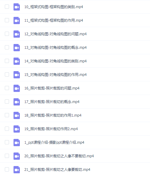 钟小棵摄影经验案例提升课