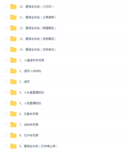 陌上人杨超零基础入门到高阶大神全体系速写+素描