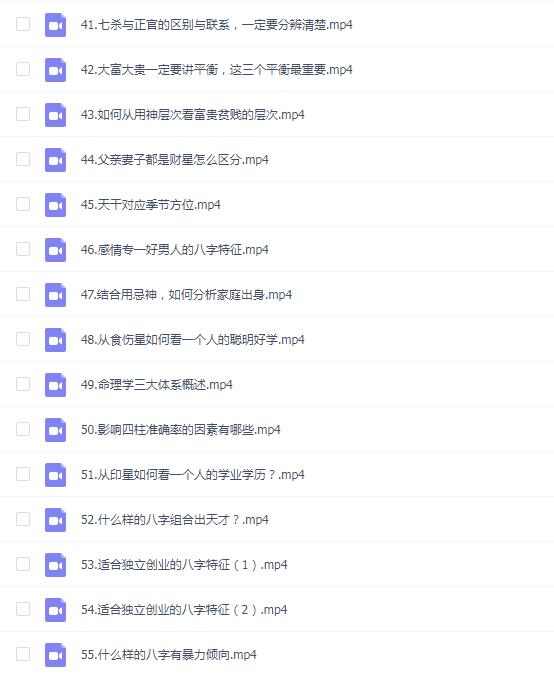 王炳森八字命理学基础知识点55集