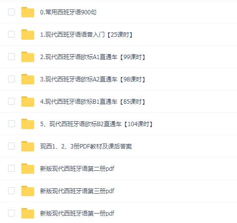 现代西班牙语【34.23GB】