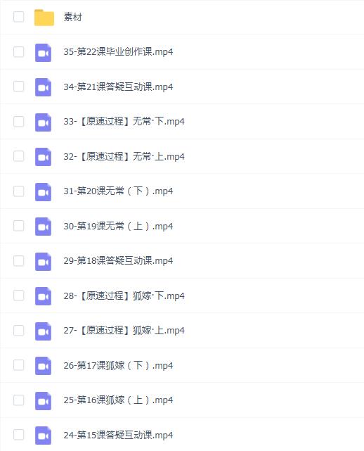 眠桃古风妖灵水彩课
