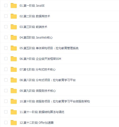 拉勾就业 Java就业急训营
