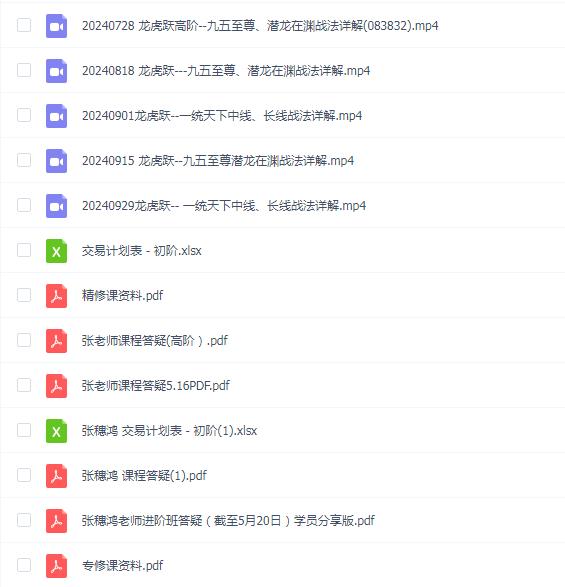 「张穗鸿」2024年高阶小班课张穗鸿龙虎跃鸿雁 张穗鸿高阶小班课