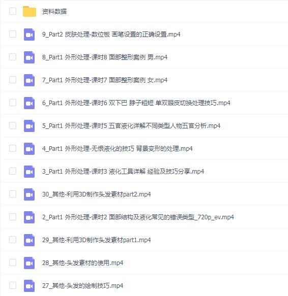 头部精修专题课(液化·磨皮·头发处理)_子何学长