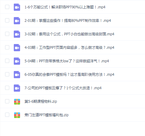 6个万能公式搞定职场PPT