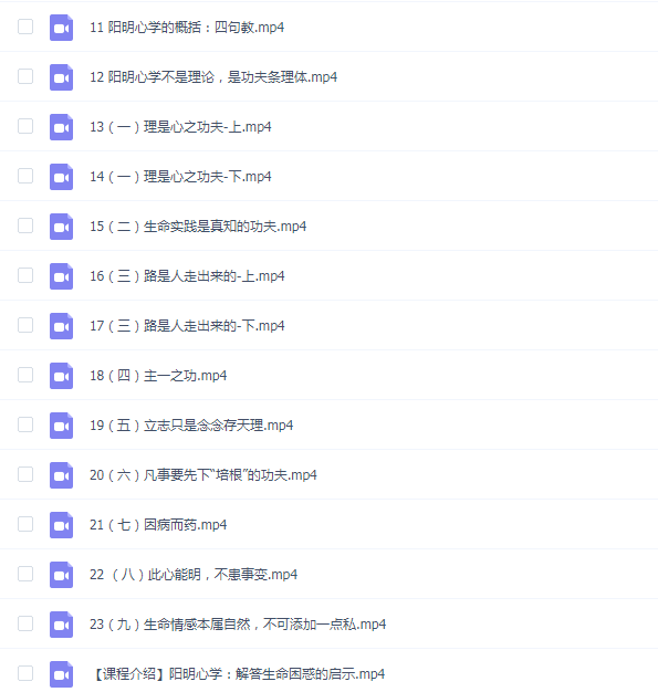 王德峰哲学课:阳明心学与当代人生
