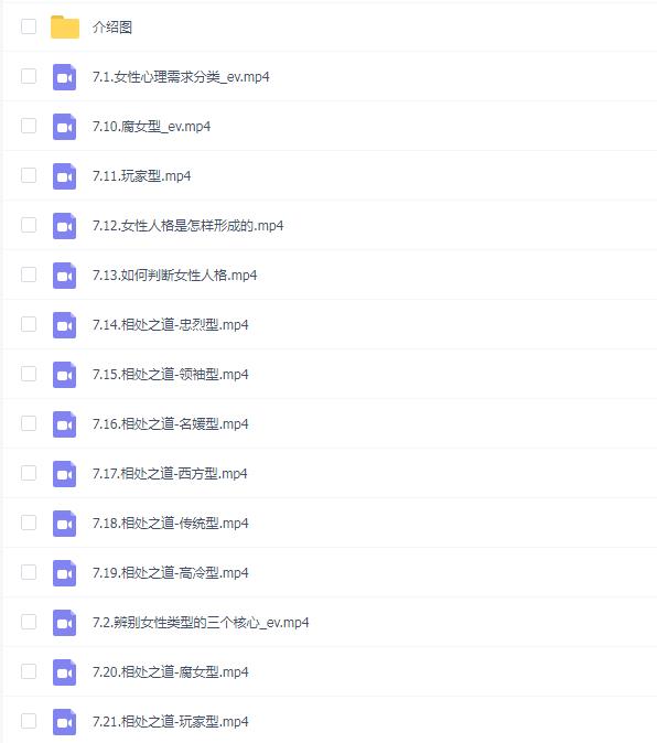 女性心理分析(8大分类彻底读懂女人心)