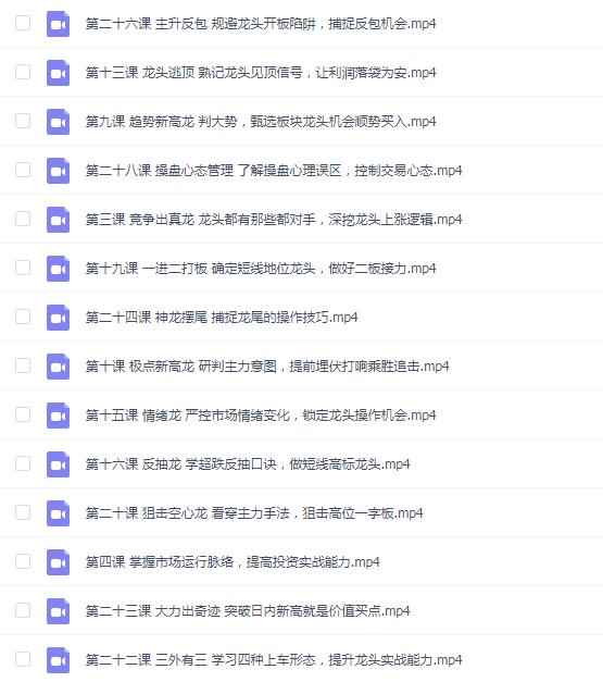 「文启刚」2025年文启刚神光万维龙头战法 新系统课28集