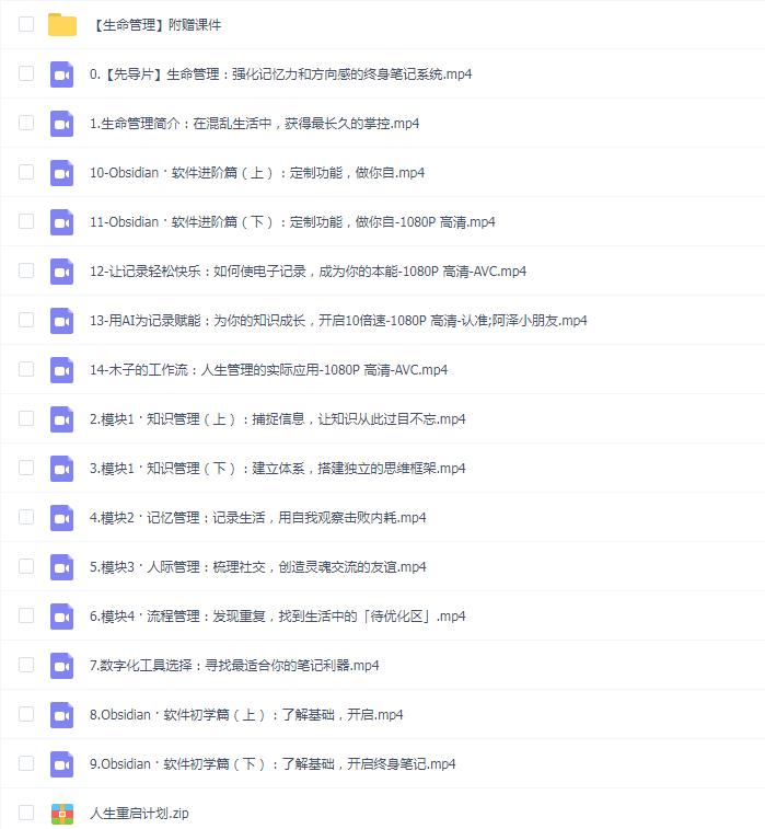 生命管理:强化记忆力和方向感的终身笔记系统