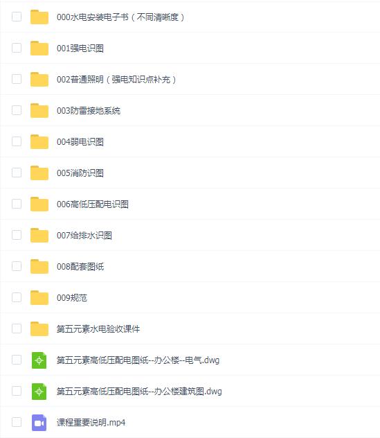 第五元素水电安装(带验收课件)