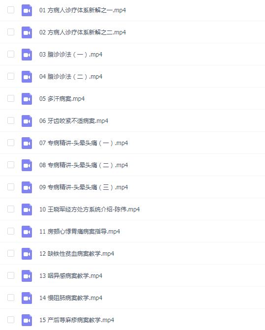 王晓军 经方研习社专病精讲第二场太原站视频