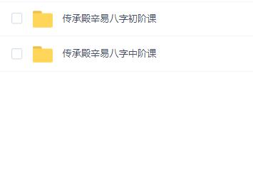 【国学系列】传承殿辛易八字初阶课+中阶班