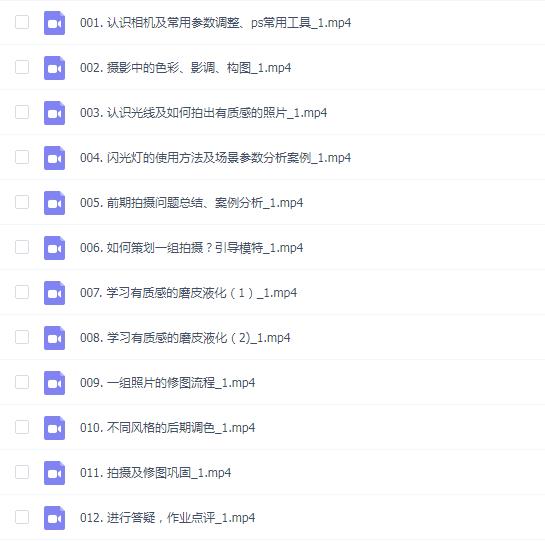付景升人像摄影前后期