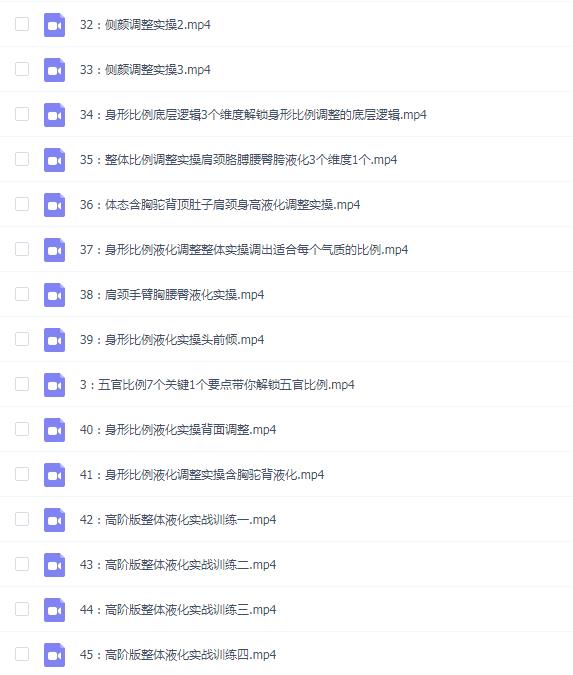 杜秀儿人像美学认知【PS人像摄影修图液化课:落地实操:底层逻辑:五官身形比例】45节